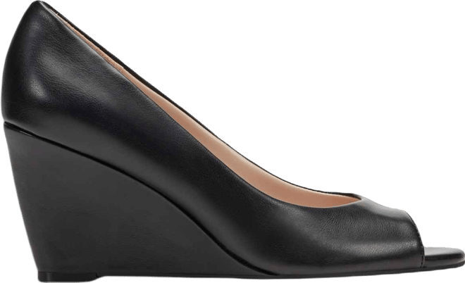 Women's Tufflove Peep Toe Wedge Pumps