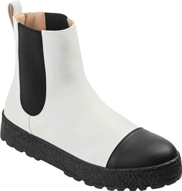 Women's Jenie Two-Tone Chelsea Booties