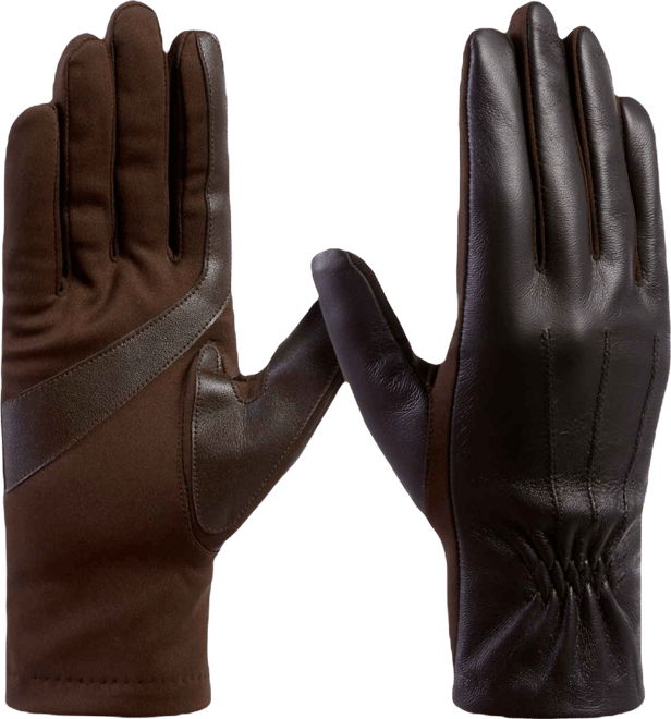 Women's Stretch Leather Touchscreen Gloves