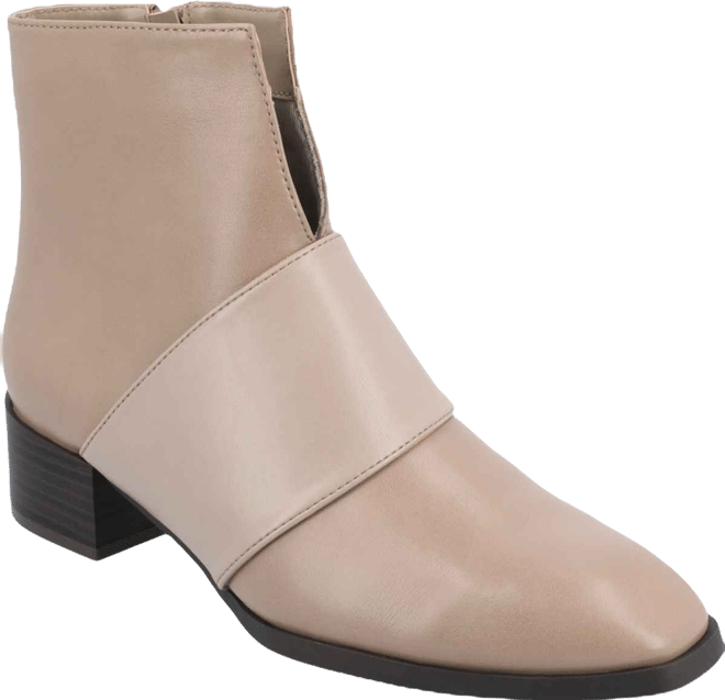 Women's Kyler Two Tone Block Heel Booties