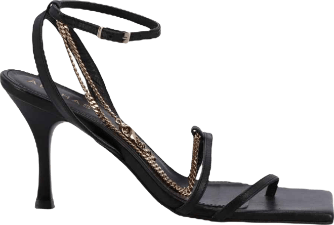 Women's Straps Chain Leather Sandals