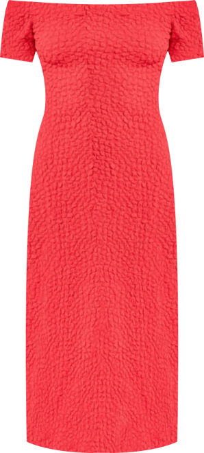 Women's Textured Midi Dress