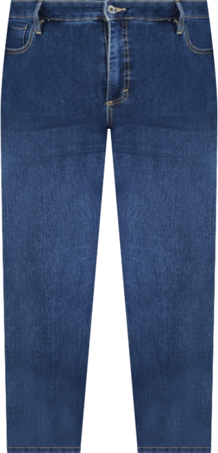 Plus Size High-Rise Straight-Leg Jeans, Exclusively at Macy's