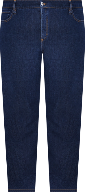 Plus Size High-Rise Straight-Leg Jeans, Exclusively at Macy's