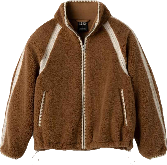 Women's Nikia Crochet Long Sleeve Fluff Jacket