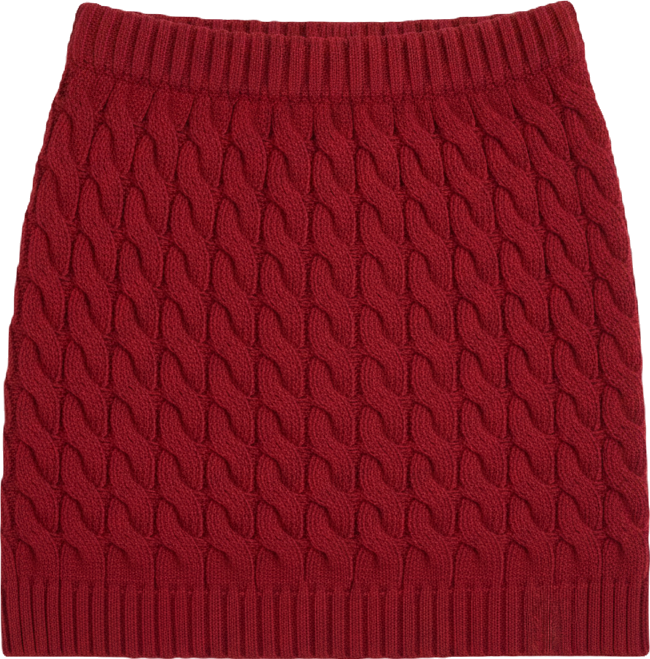 Women's Blake Red Tricot Skirt
