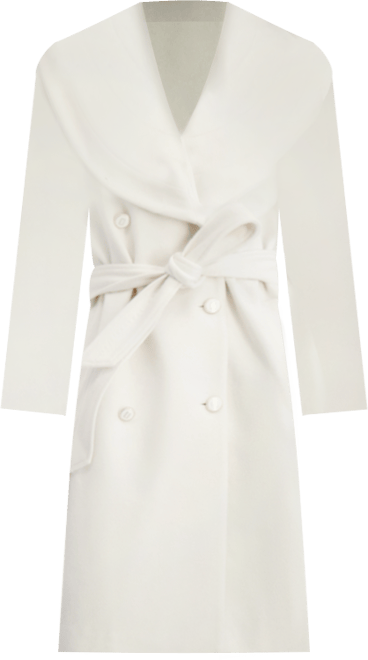 Women's Double-Breasted Belted Coat