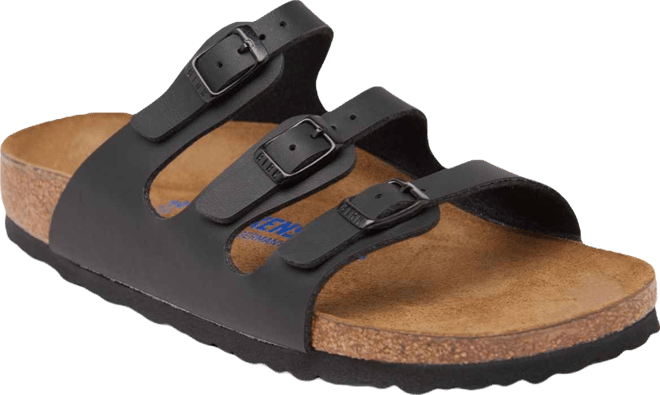 Women's Florida Birko-Flor Nubuck Soft Footbed Sandals from Finish Line