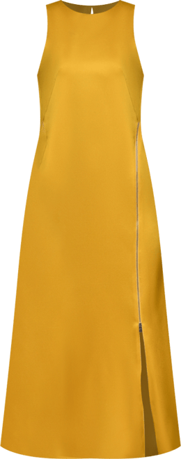 Women's Sleeveless Crew Neck Fit & Flare Dress