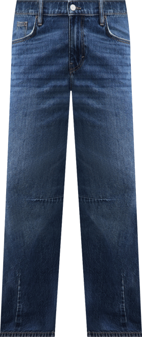 Women's Mid-Rise Barrel Wide-Leg Jeans