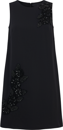 Women's Embellished Sleeveless Shift Dress