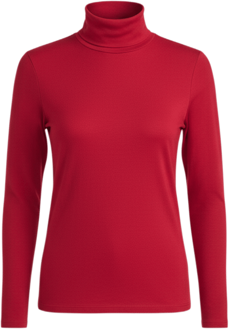 Women's Long Sleeve Turtle Neck Top