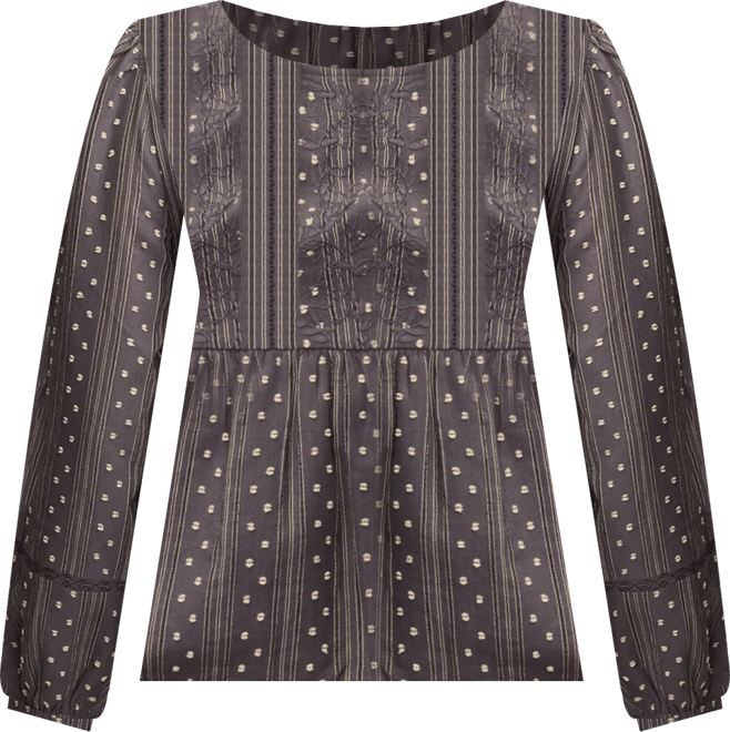 Women's Novelty Stripe Long Sleeve Top