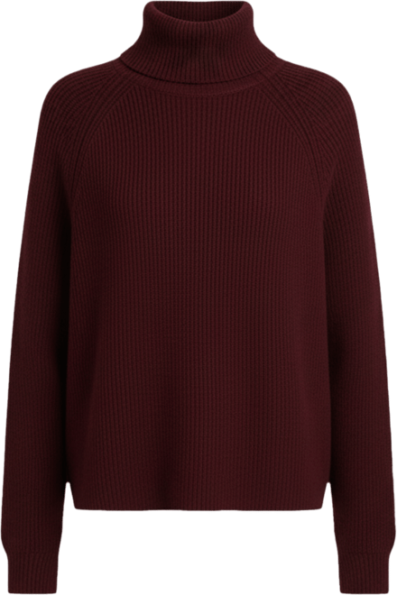 Women's Mock Neck Raglan Sweater