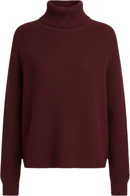 Women's Mock Neck Raglan Sweater