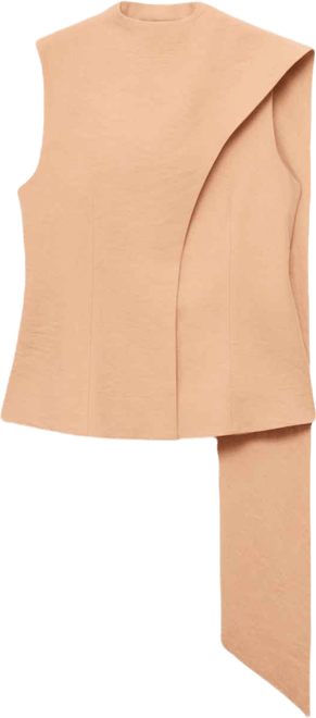 Women's Asymmetrical Foulard Top