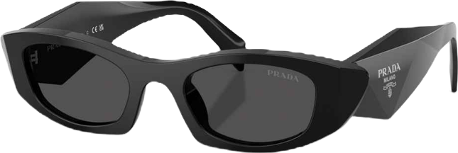Prada Women's Oval Sunglasses, Pr B16S