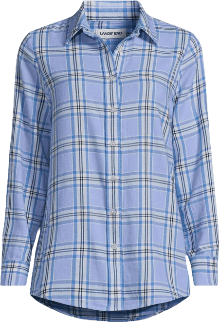 Women's Flannel Boyfriend Long Sleeve Shirt