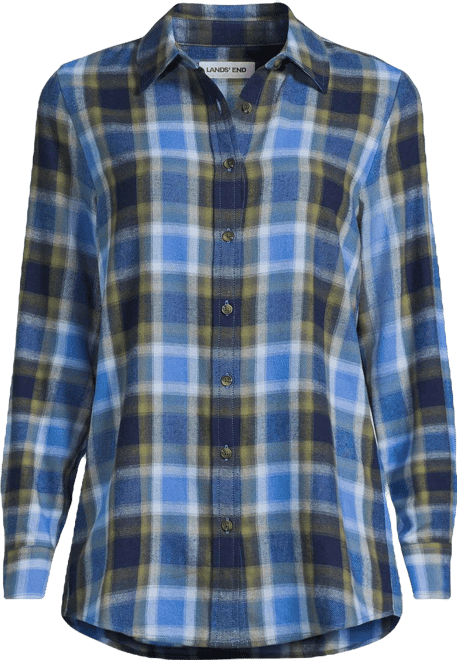 Women's Flannel Boyfriend Long Sleeve Shirt