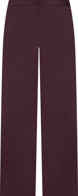 Women's Mid Rise Wide Leg Ponte Trousers