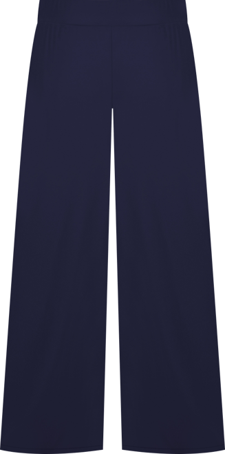 Petite Wide Waist Pull On Pants