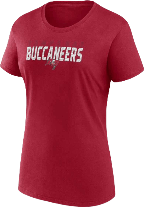 Women's Red Tampa Bay Buccaneers Lean T-Shirt