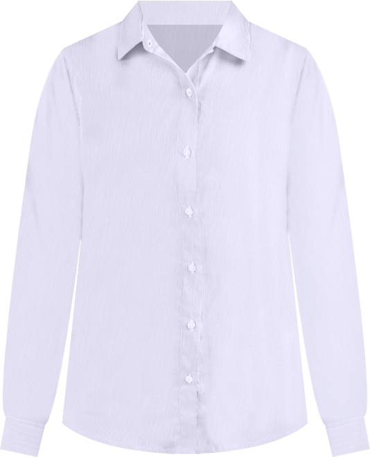 Women's Skyline Epic Confidence Recycled Pinstripe Long Sleeve Dress Shirt