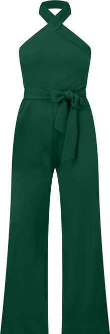 Women's Cross Over Halter Neck Jumpsuit