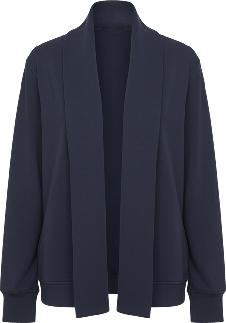 Women's Organic Cotton Airplane Short Drape Cardigan