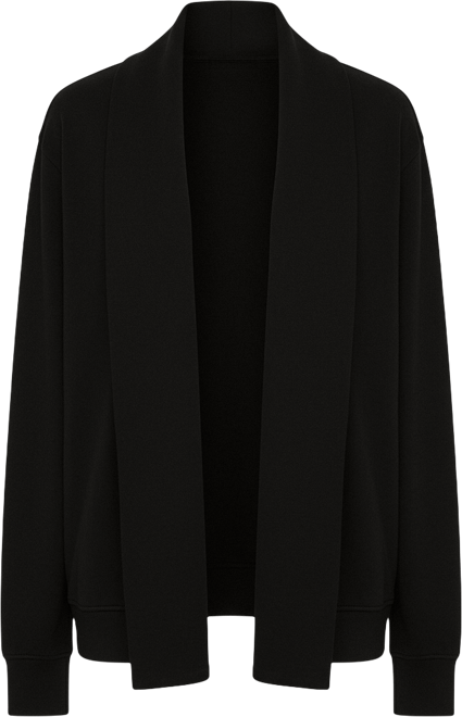 Women's Organic Cotton Airplane Short Drape Cardigan