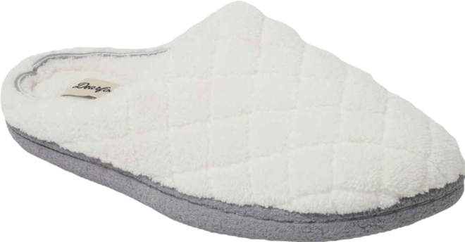 Women's Leslie Quilted Microfiber Terry Memory Foam Clog House Slipper