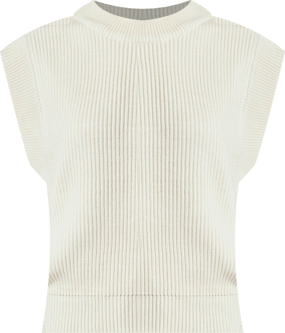 Women's Sleeveless Round neck Vest Knit Top