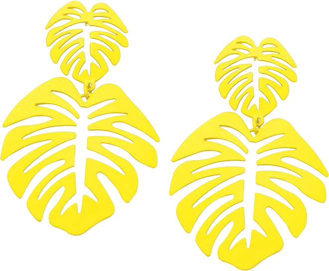 Women's Leaf Drop Earrings