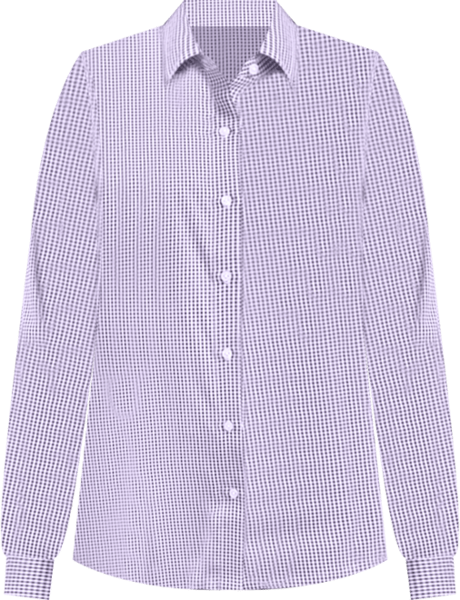 Skyline Epic Confidence Recycled Gingham Womens Long Sleeve Dress Shirt
