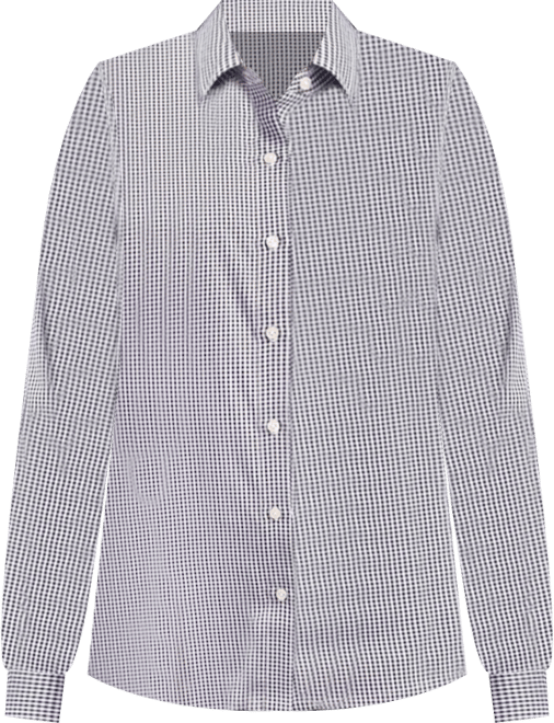 Skyline Epic Confidence Recycled Gingham Womens Long Sleeve Dress Shirt