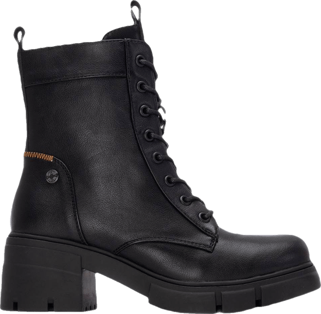 Women's Block Heel Combat Booties Refresh Collection By 