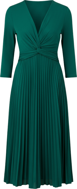 Jersey Knot Waist Midi Dress