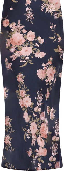 Women's Kenna Satin Midi Skirt