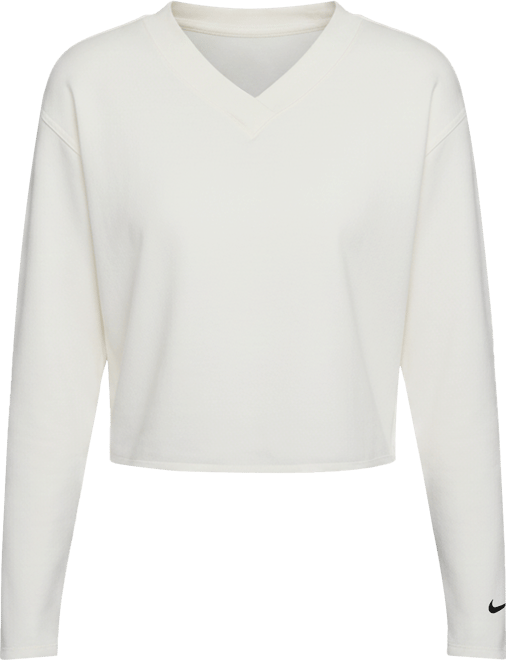 Nike Women's V-Neck Long-Sleeve Golf Top