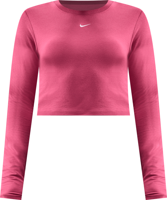 Nike Sportswear Chill Knit Damska dopasowana koszulka z długim rękawem o skróconym kroju