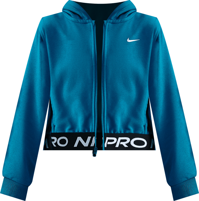 Nike Pro Fleece Big Kids' (Girls') Dri-FIT Full-Zip Hoodie