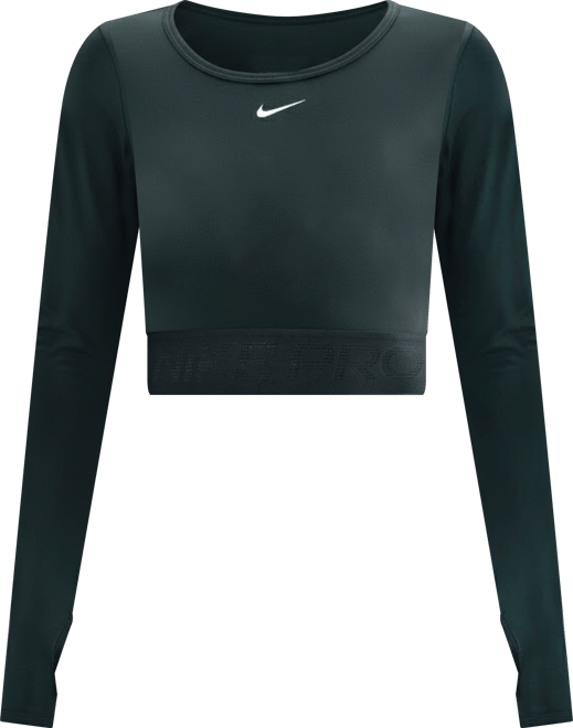 ナイキ プロ ウィメンズ Dri-FIT クロップド ロングスリーブ トップ