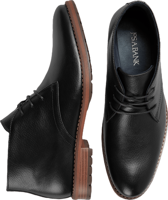 Jos. A. Bank Pebbled Leather Chukka Boots CLEARANCE - All