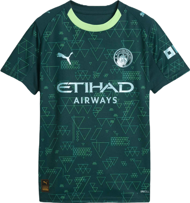 PUMA Manchester City 25/26 Fourth Replica Big Kids' Soccer Jersey