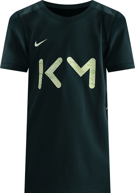 Kylian Mbappé Academy Older Kids' Nike Dri-FIT Football Short-Sleeve Top