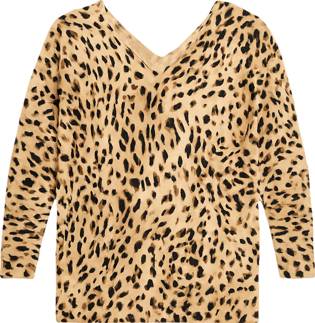 Plus Size V-Neck Dolman-Sleeve Top, Created for Macy's