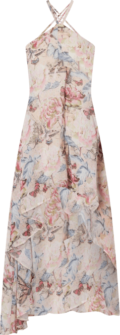 Women's High Low Halter Dress