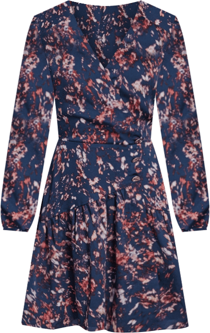 Women's V-Neck Floral Shift Dress