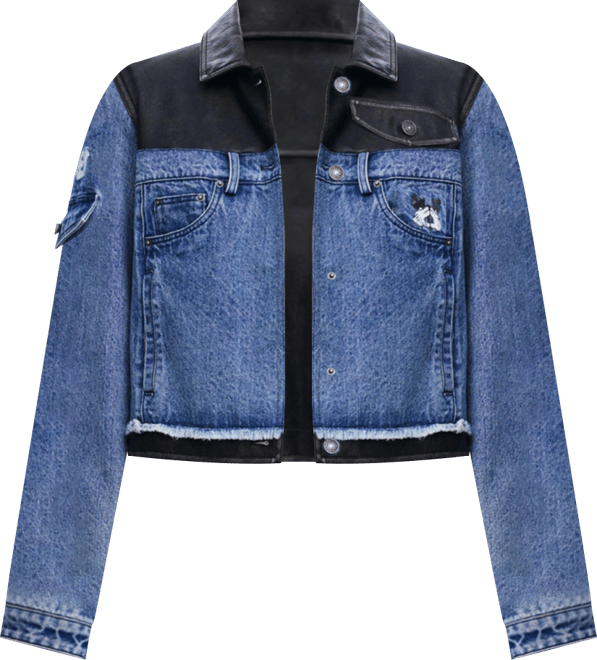 Women's Waxed Mickey denim jacket