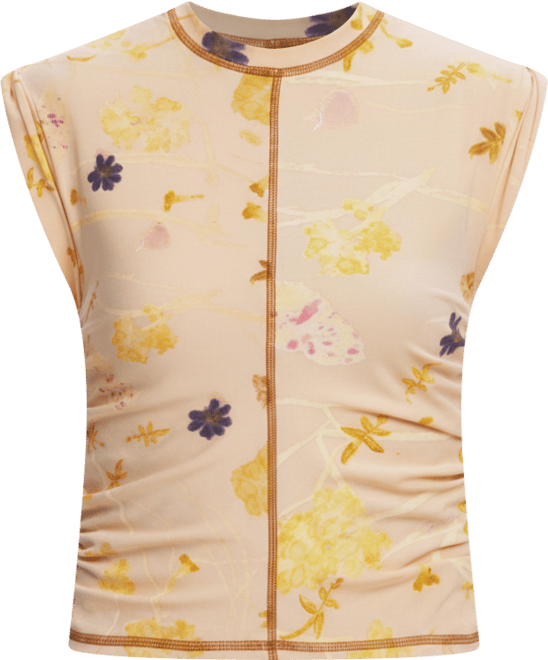 Women's Lyocell floral T-shirt